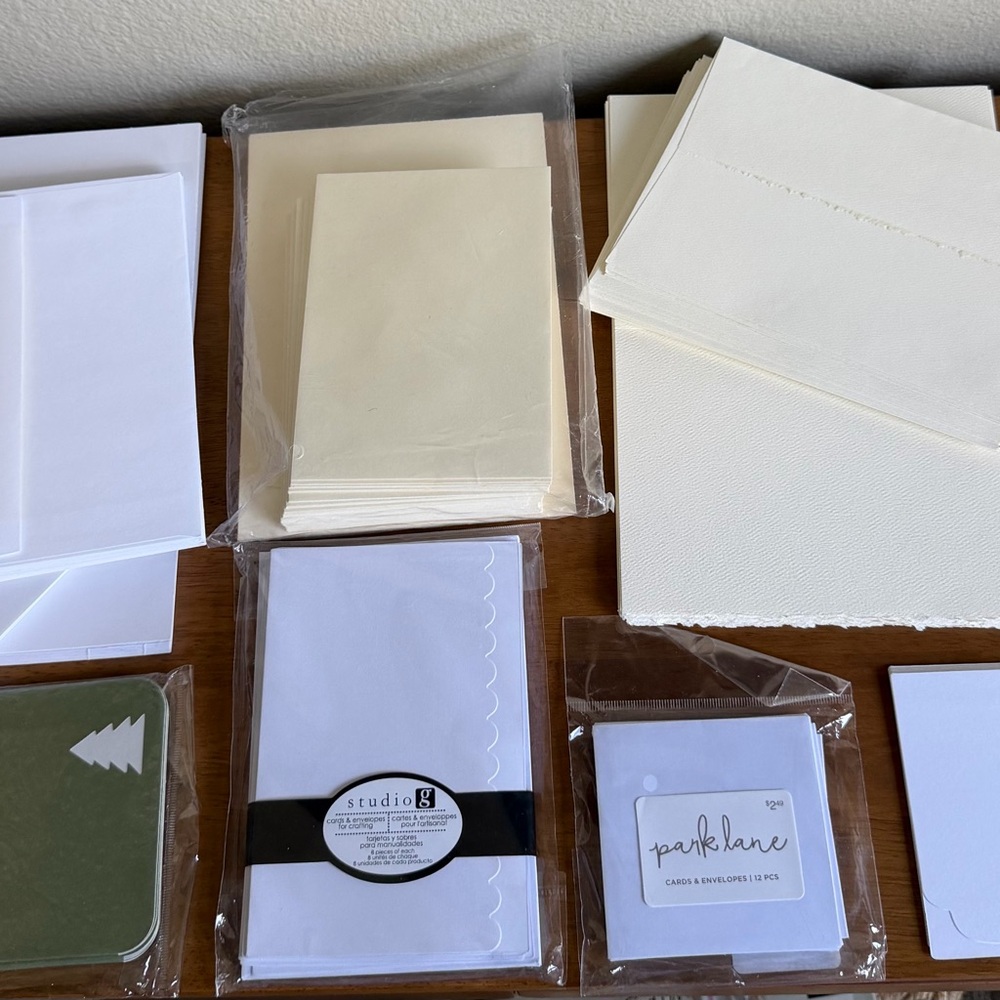 Assorted White and Cream Stationery Sets - Picture 2 of 6